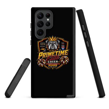 Tough Case for Samsung® | PTE Bulldog Cheer | Shield Logo