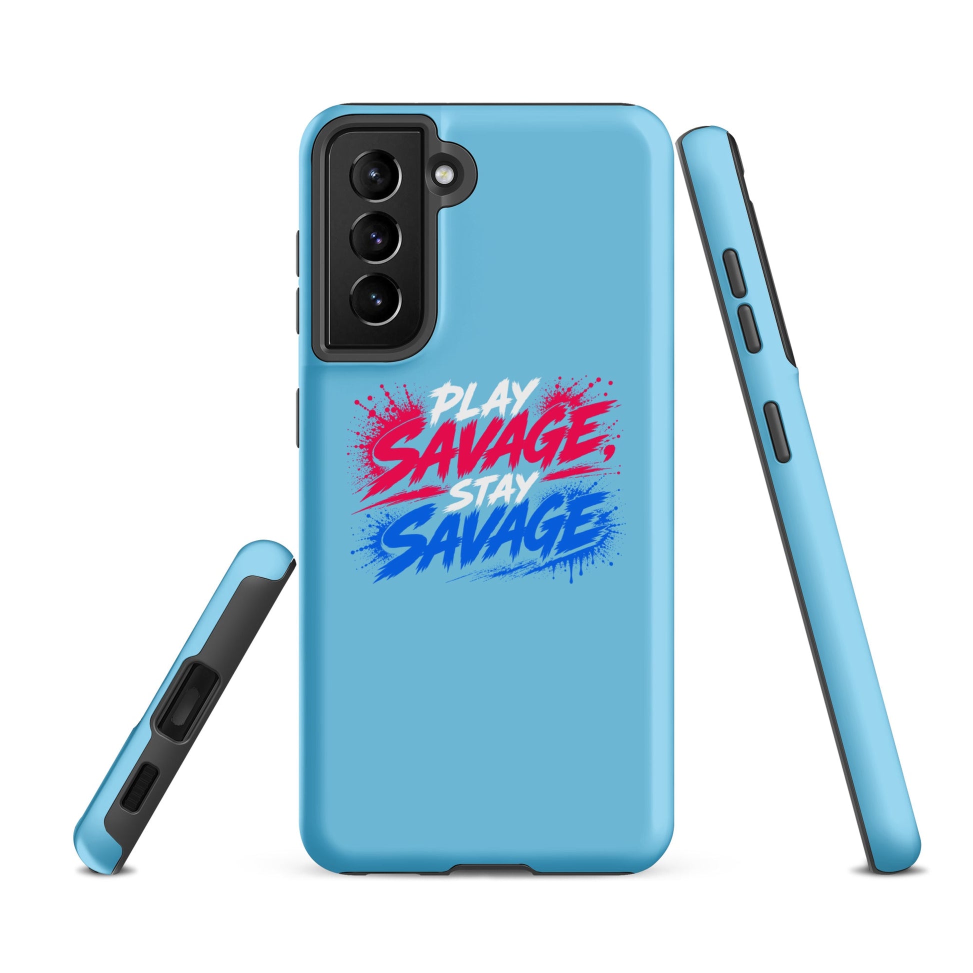 Tough Case for Samsung® | Savage Softball | Play Stay Logo