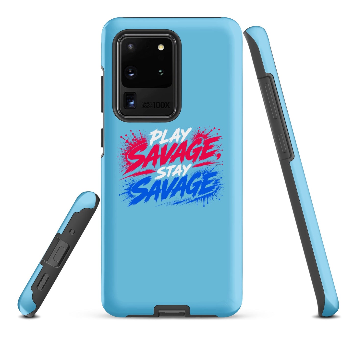 Tough Case for Samsung® | Savage Softball | Play Stay Logo