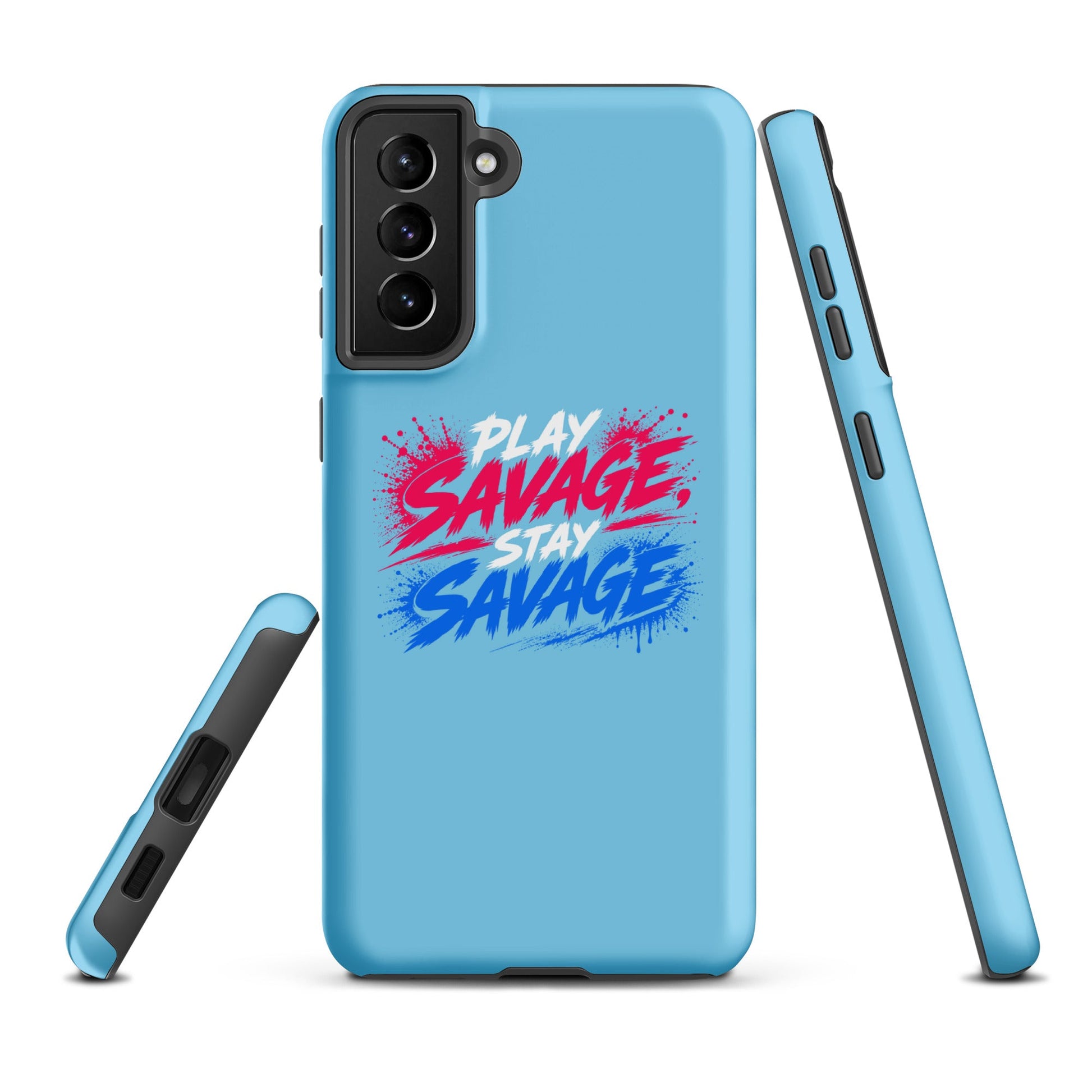 Tough Case for Samsung® | Savage Softball | Play Stay Logo