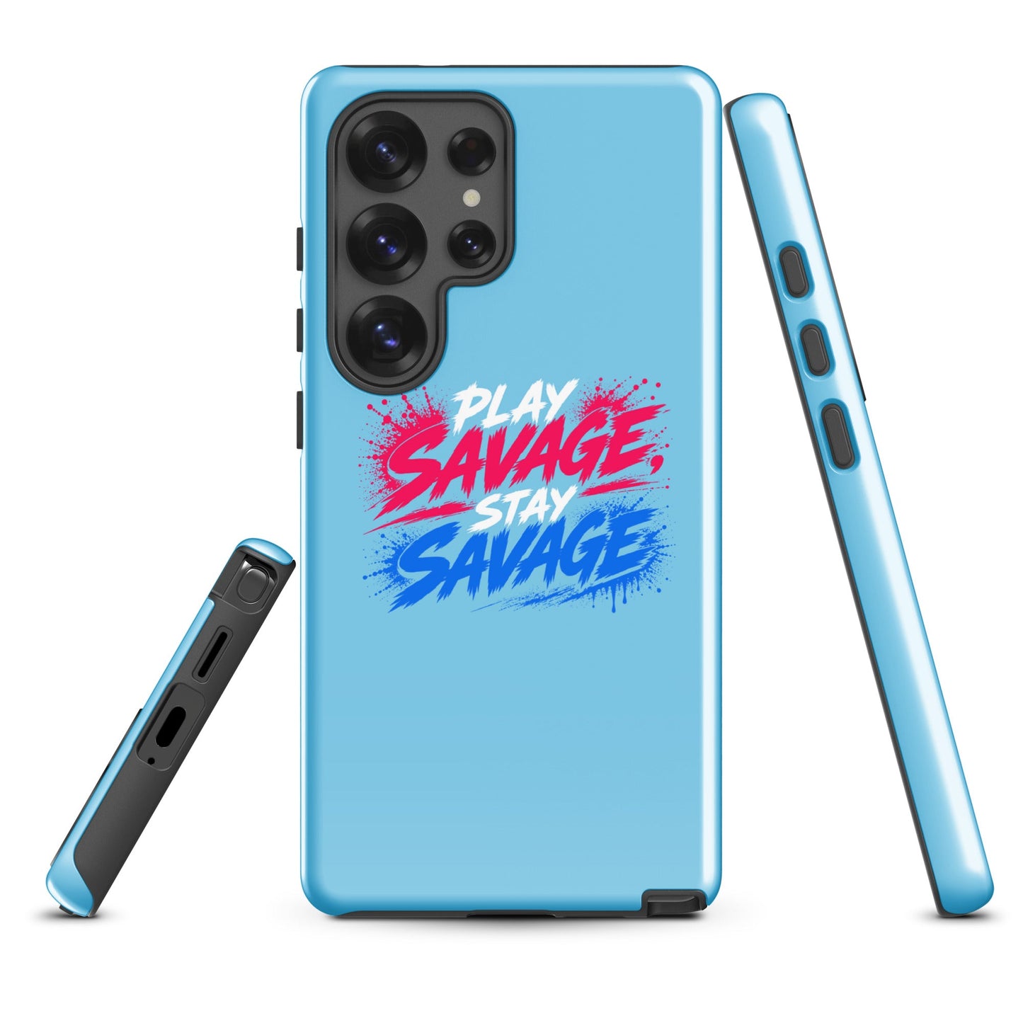 Tough Case for Samsung® | Savage Softball | Play Stay Logo