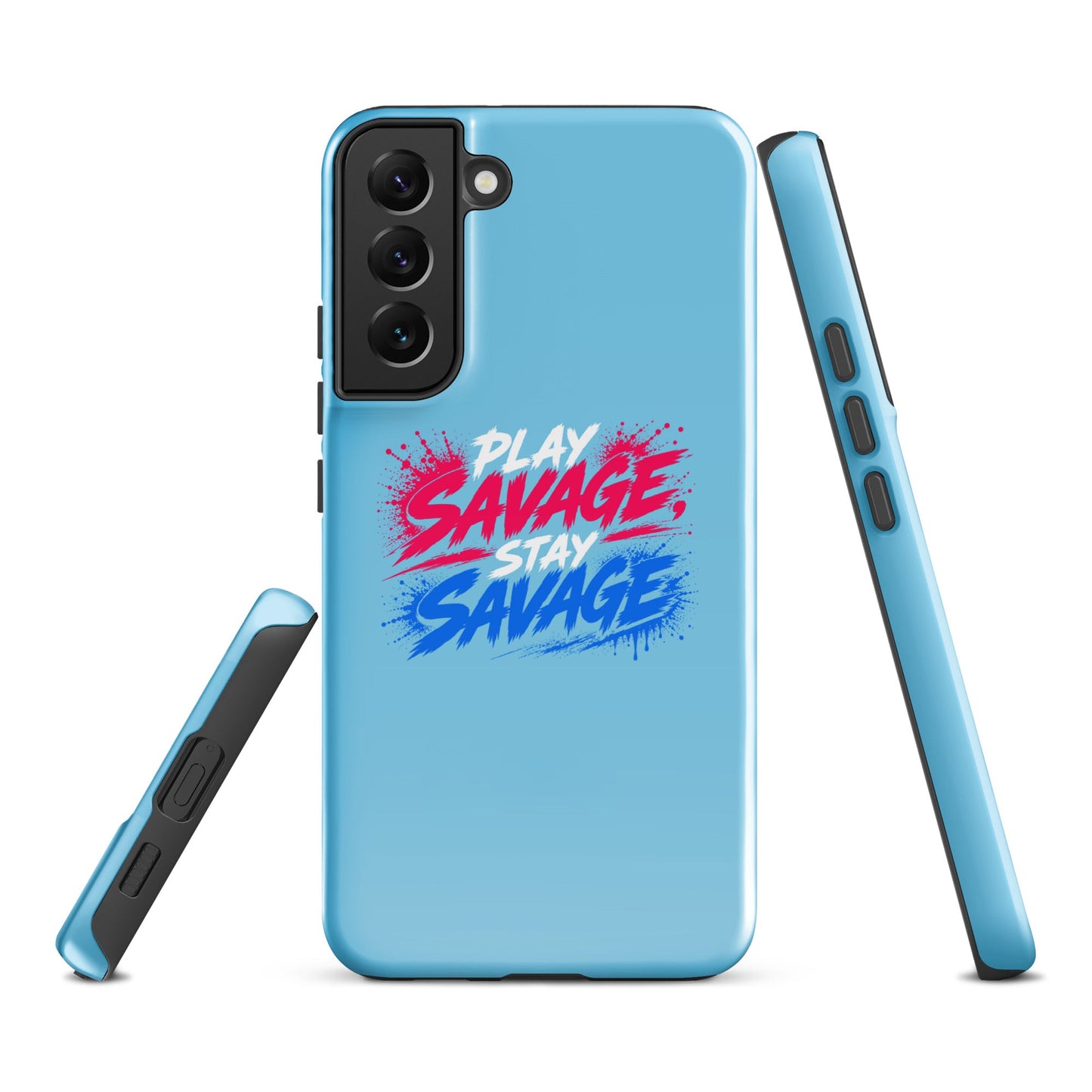 Tough Case for Samsung® | Savage Softball | Play Stay Logo