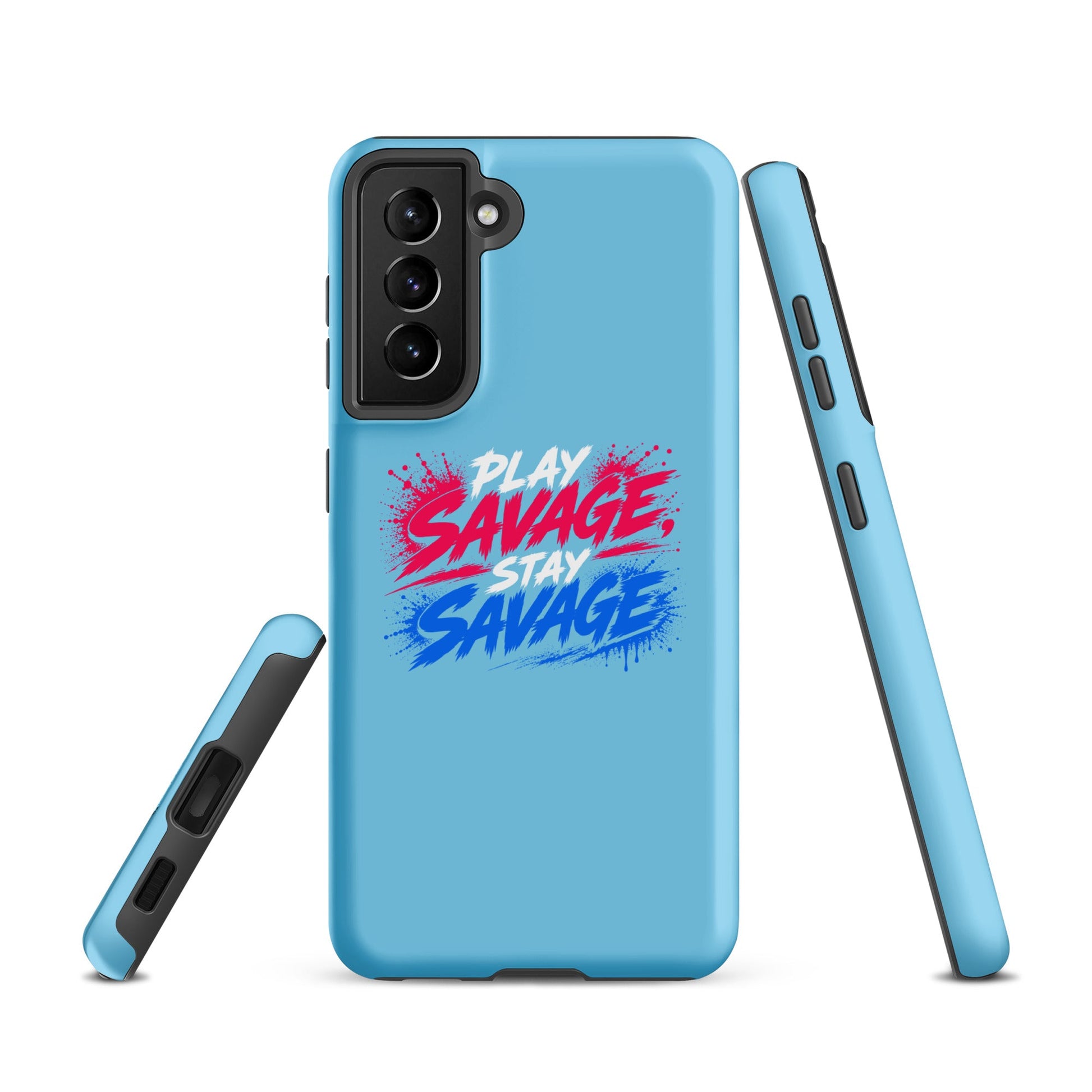 Tough Case for Samsung® | Savage Softball | Play Stay Logo