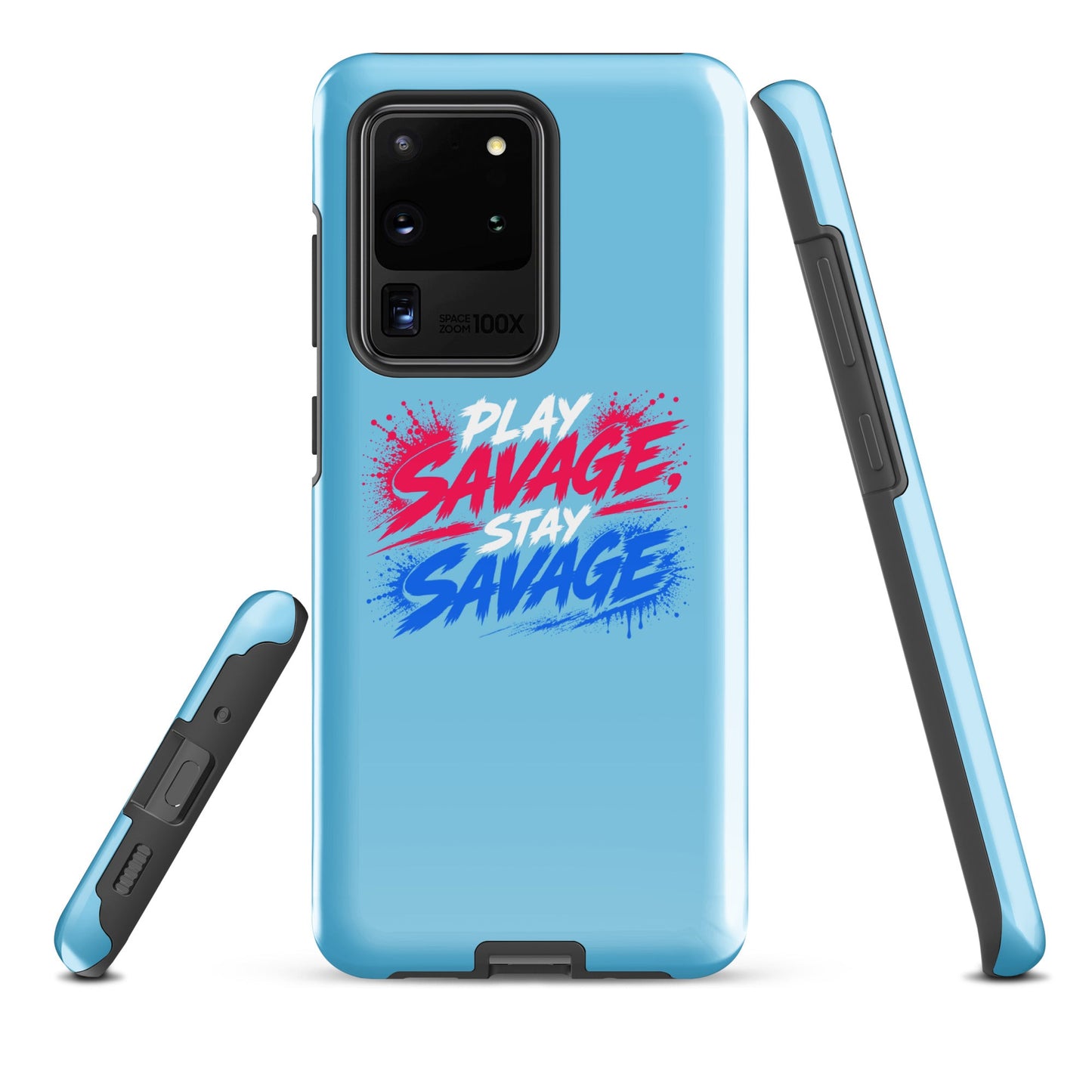Tough Case for Samsung® | Savage Softball | Play Stay Logo