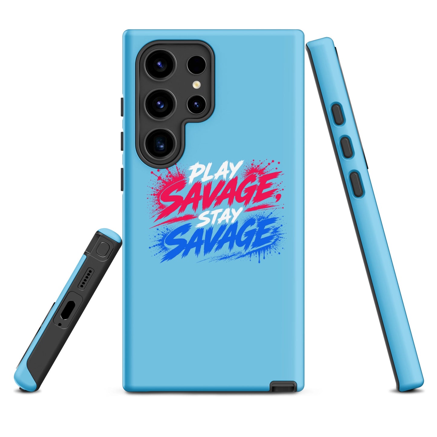 Tough Case for Samsung® | Savage Softball | Play Stay Logo