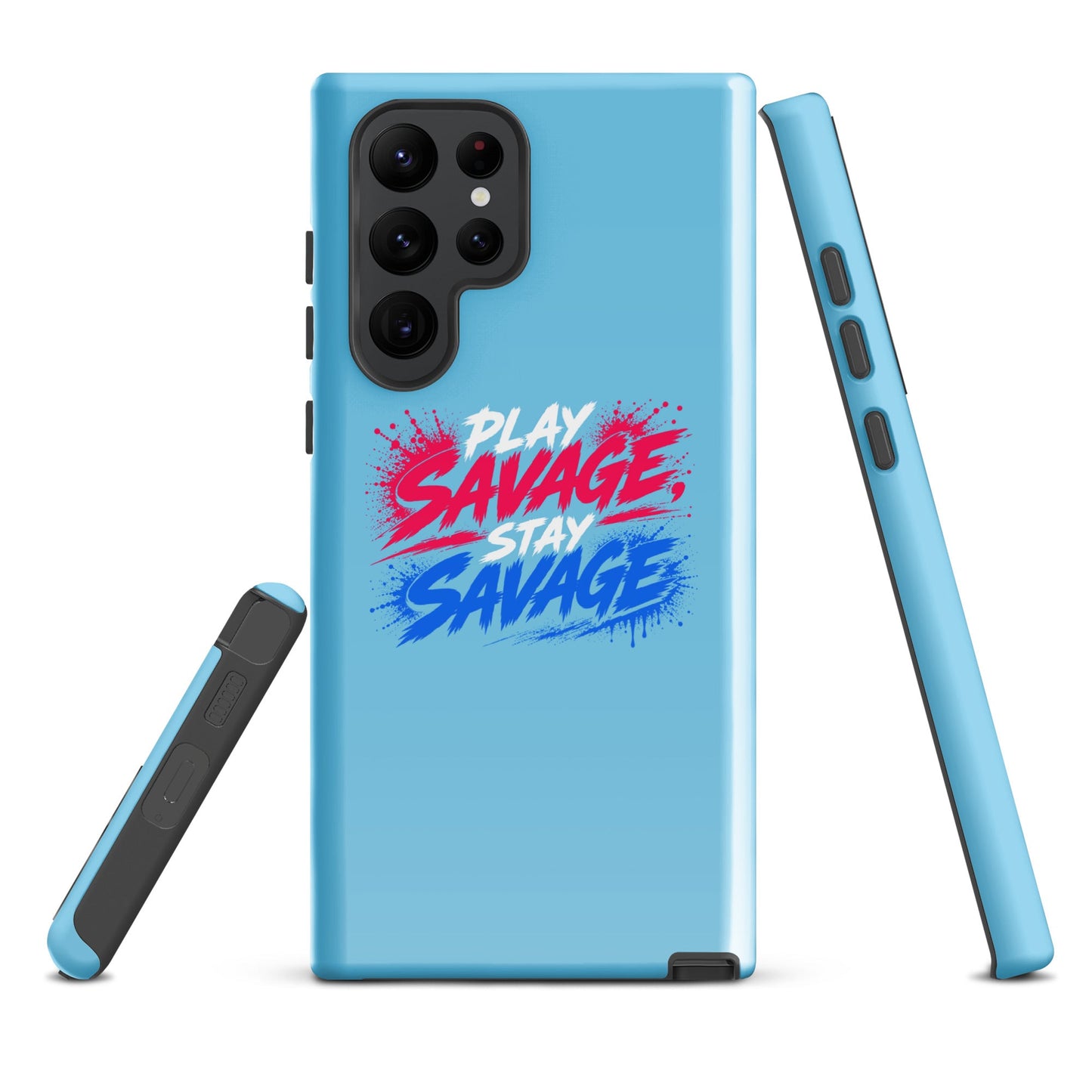 Tough Case for Samsung® | Savage Softball | Play Stay Logo