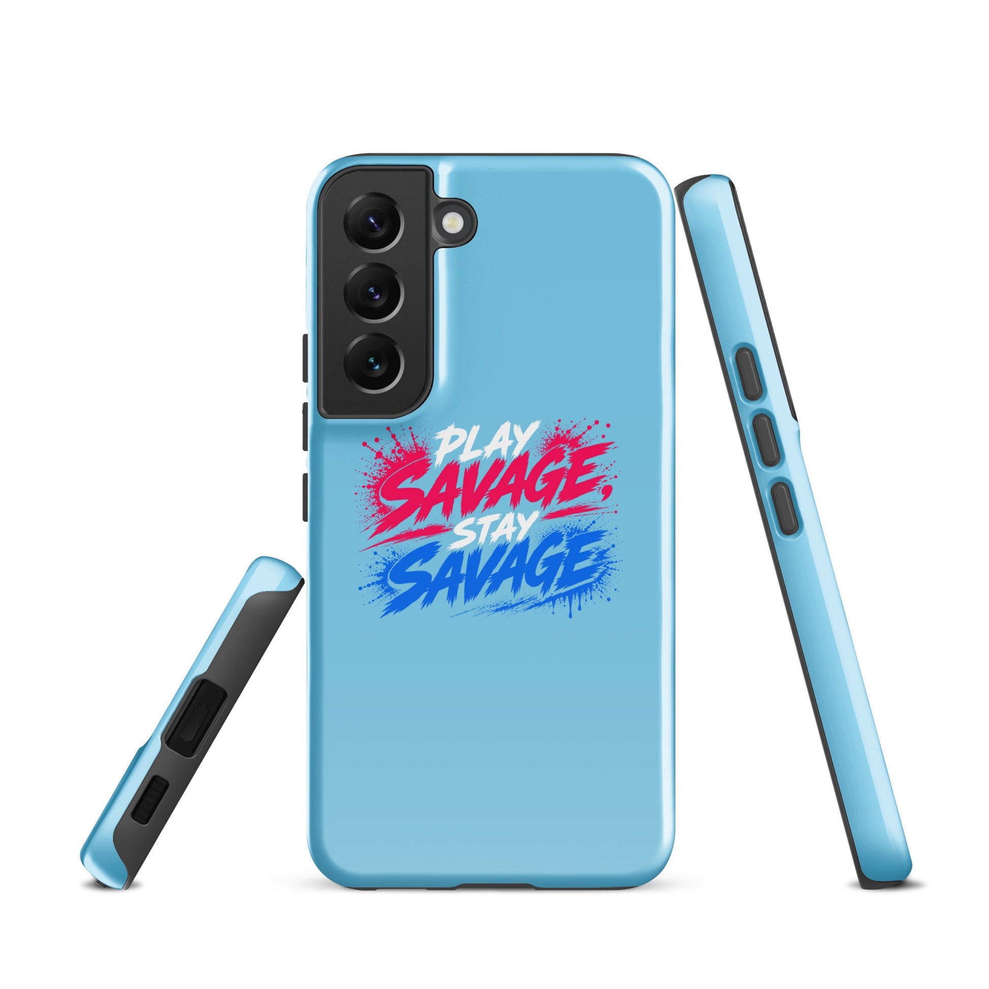 Tough Case for Samsung® | Savage Softball | Play Stay Logo