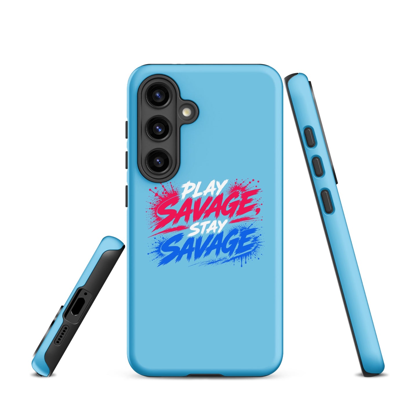 Tough Case for Samsung® | Savage Softball | Play Stay Logo
