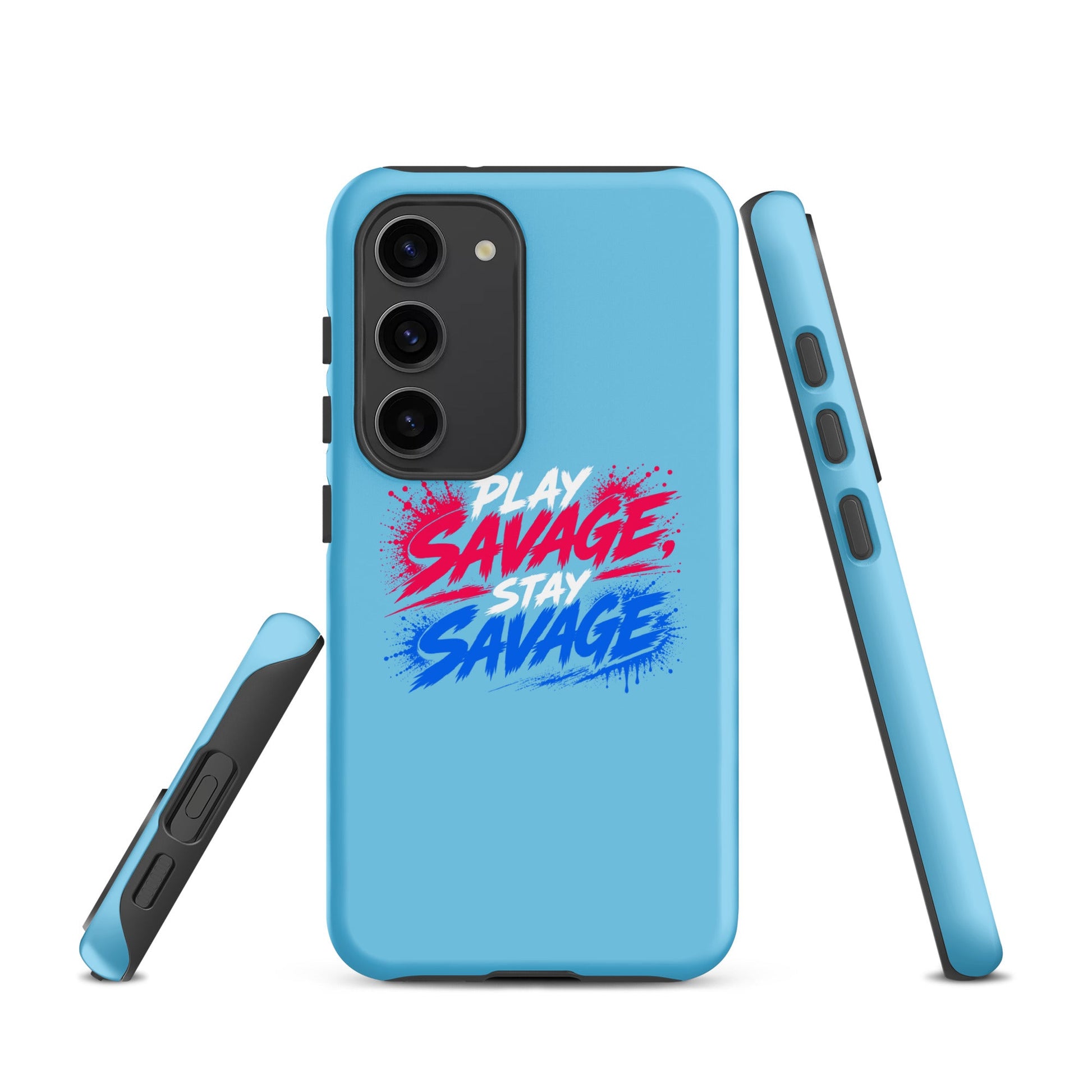 Tough Case for Samsung® | Savage Softball | Play Stay Logo