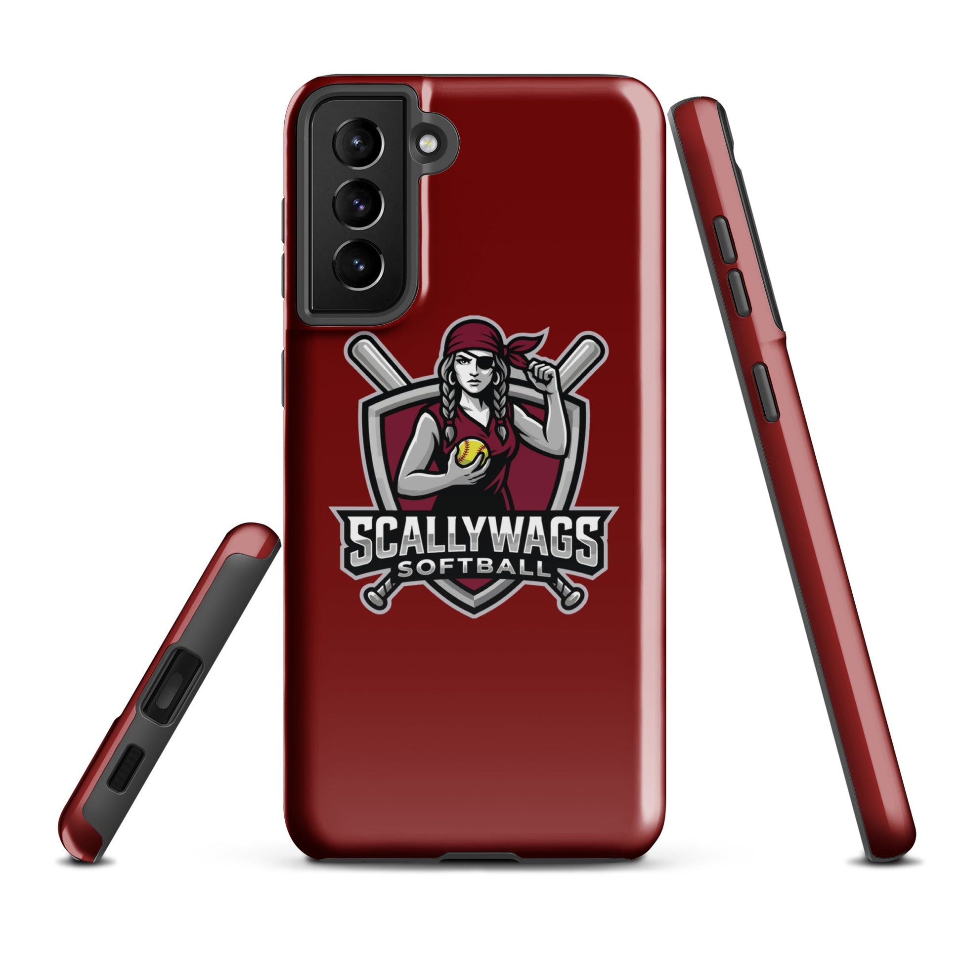 Tough Case for Samsung® | Scallywags Softball | Crest Logo