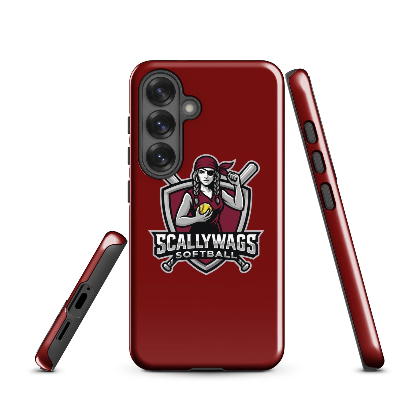 Tough Case for Samsung® | Scallywags Softball | Crest Logo