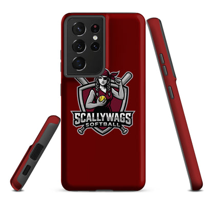 Tough Case for Samsung® | Scallywags Softball | Crest Logo
