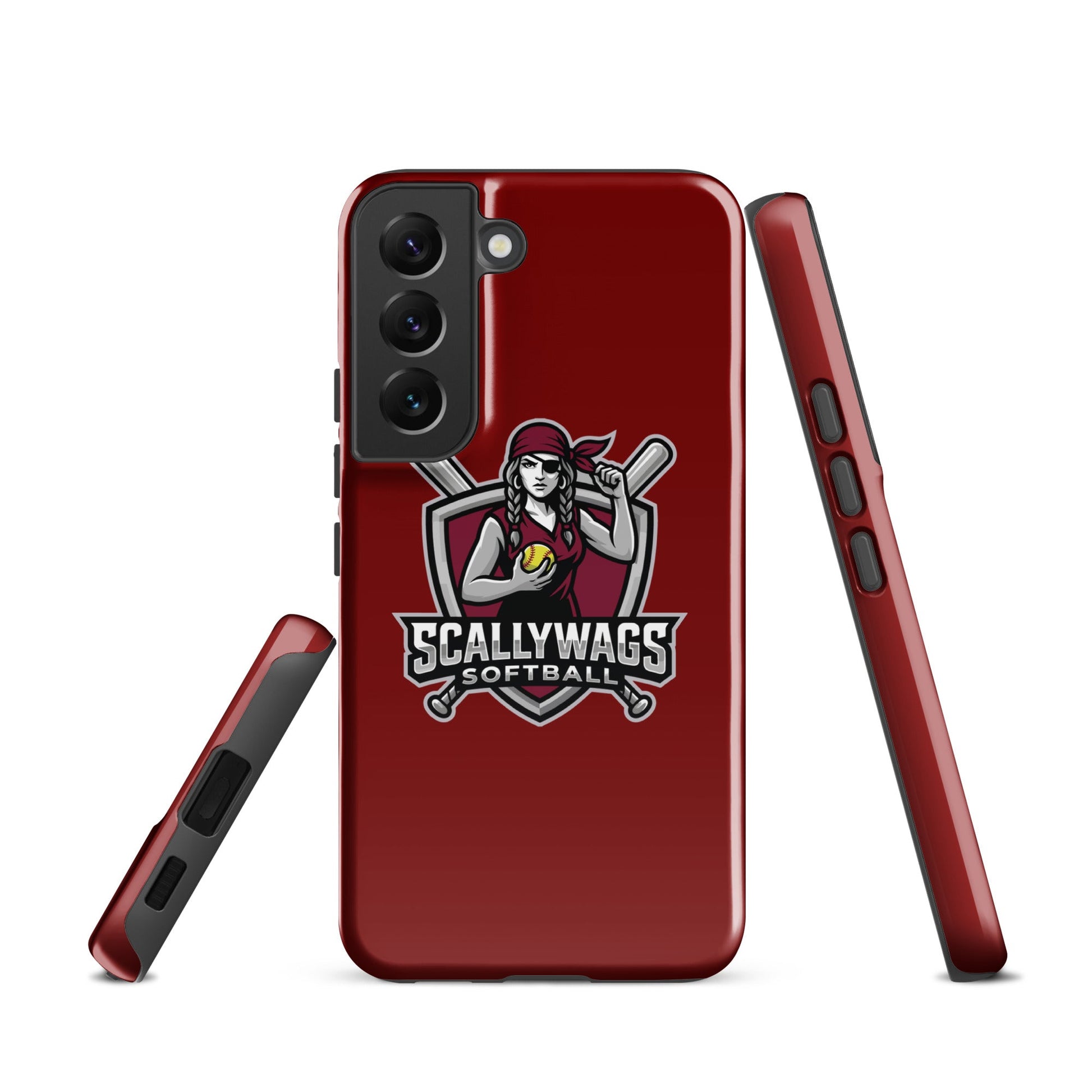Tough Case for Samsung® | Scallywags Softball | Crest Logo