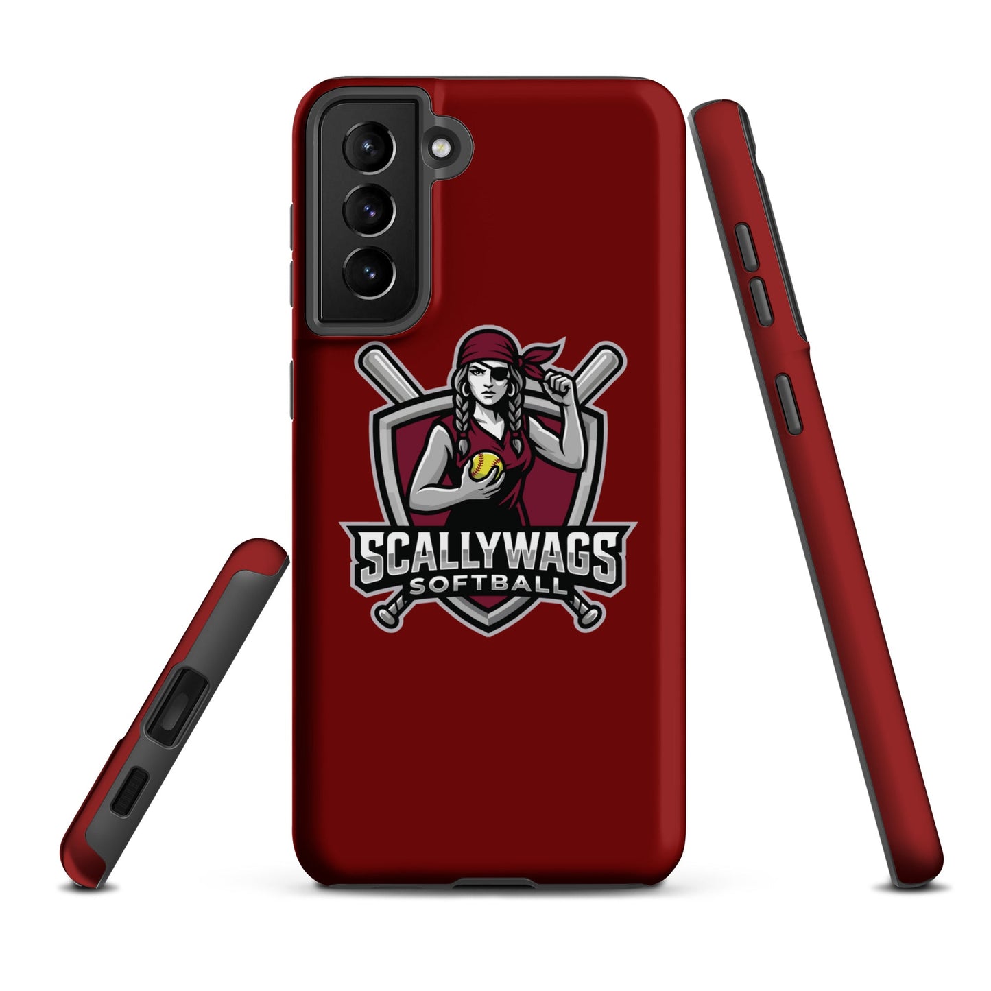 Tough Case for Samsung® | Scallywags Softball | Crest Logo