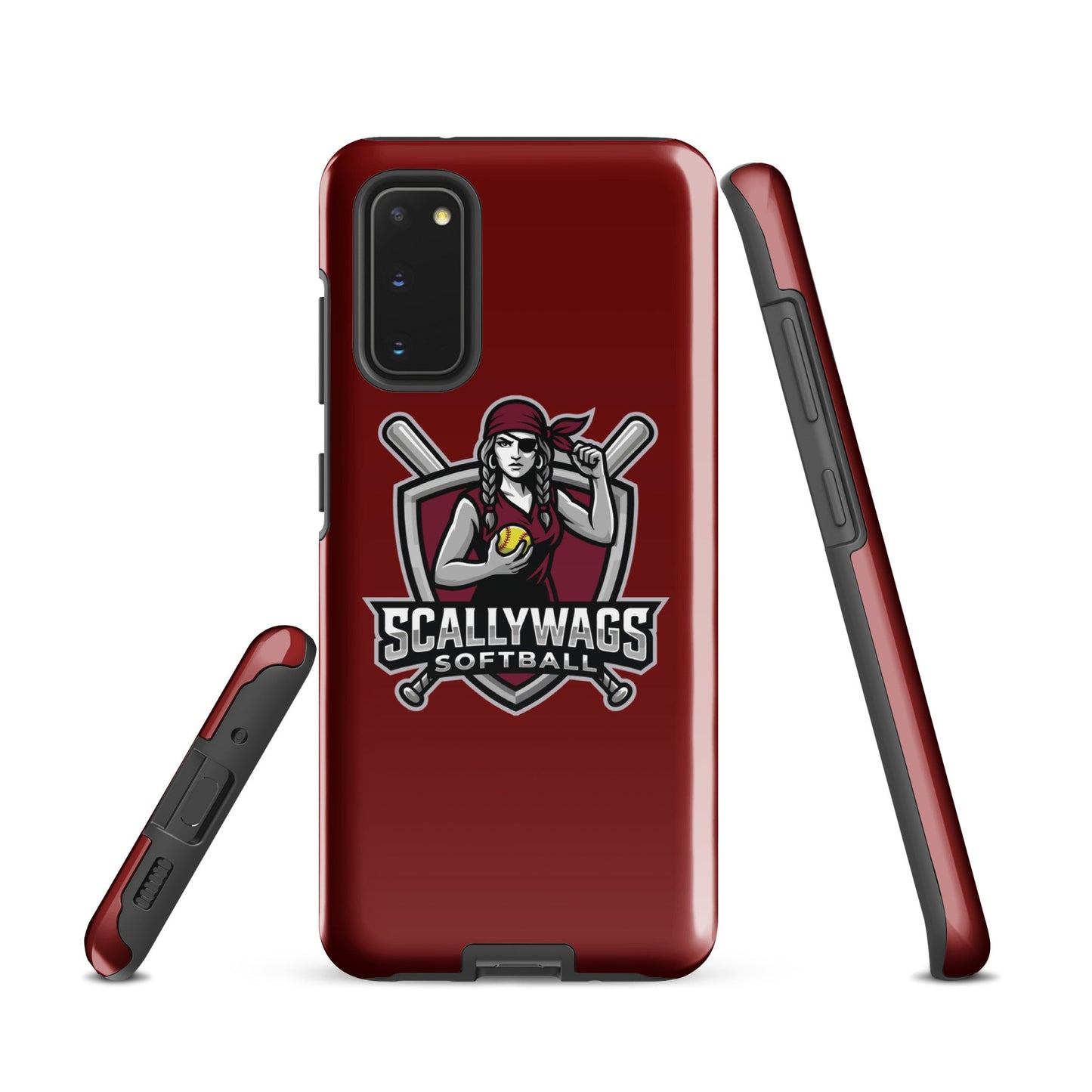 Tough Case for Samsung® | Scallywags Softball | Crest Logo