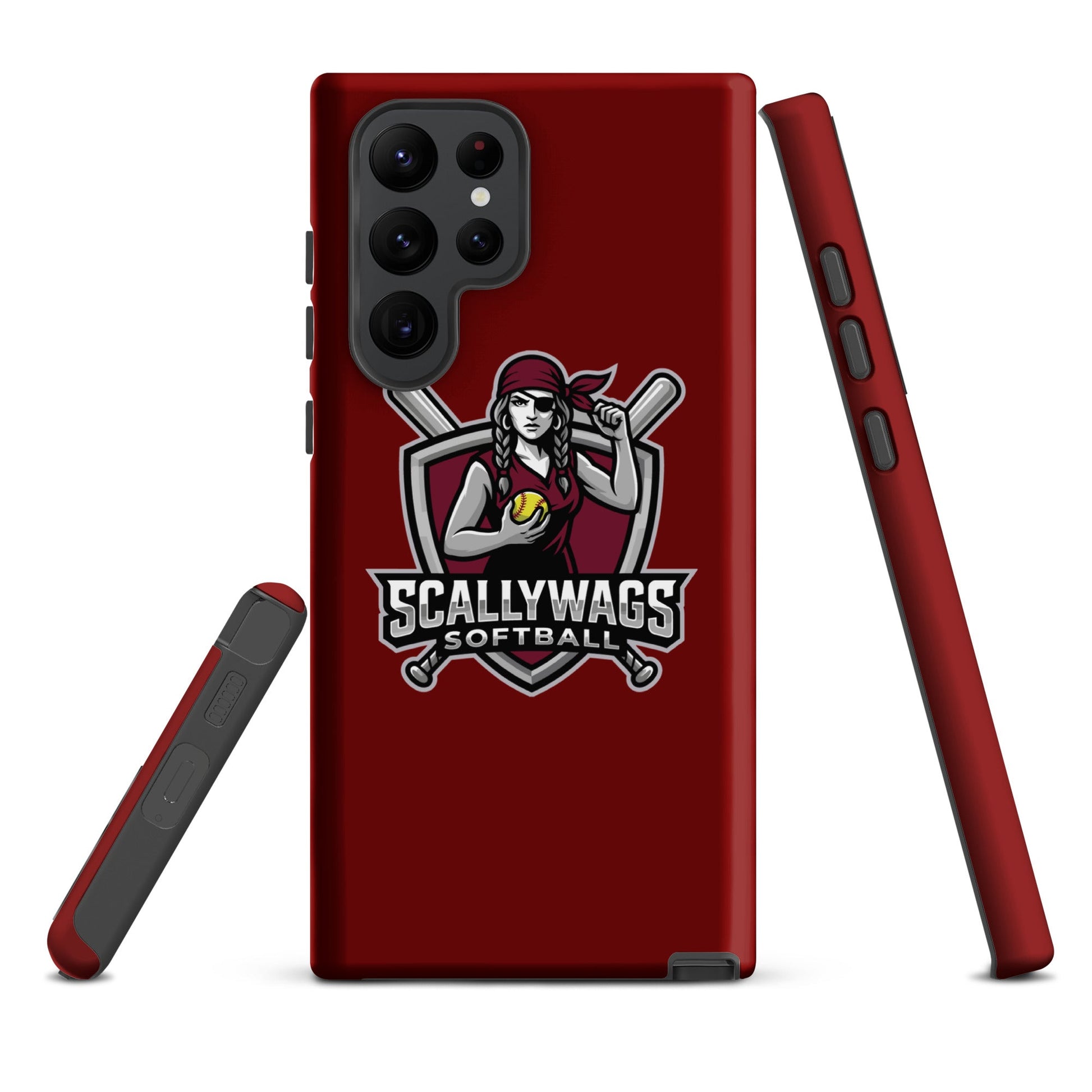 Tough Case for Samsung® | Scallywags Softball | Crest Logo