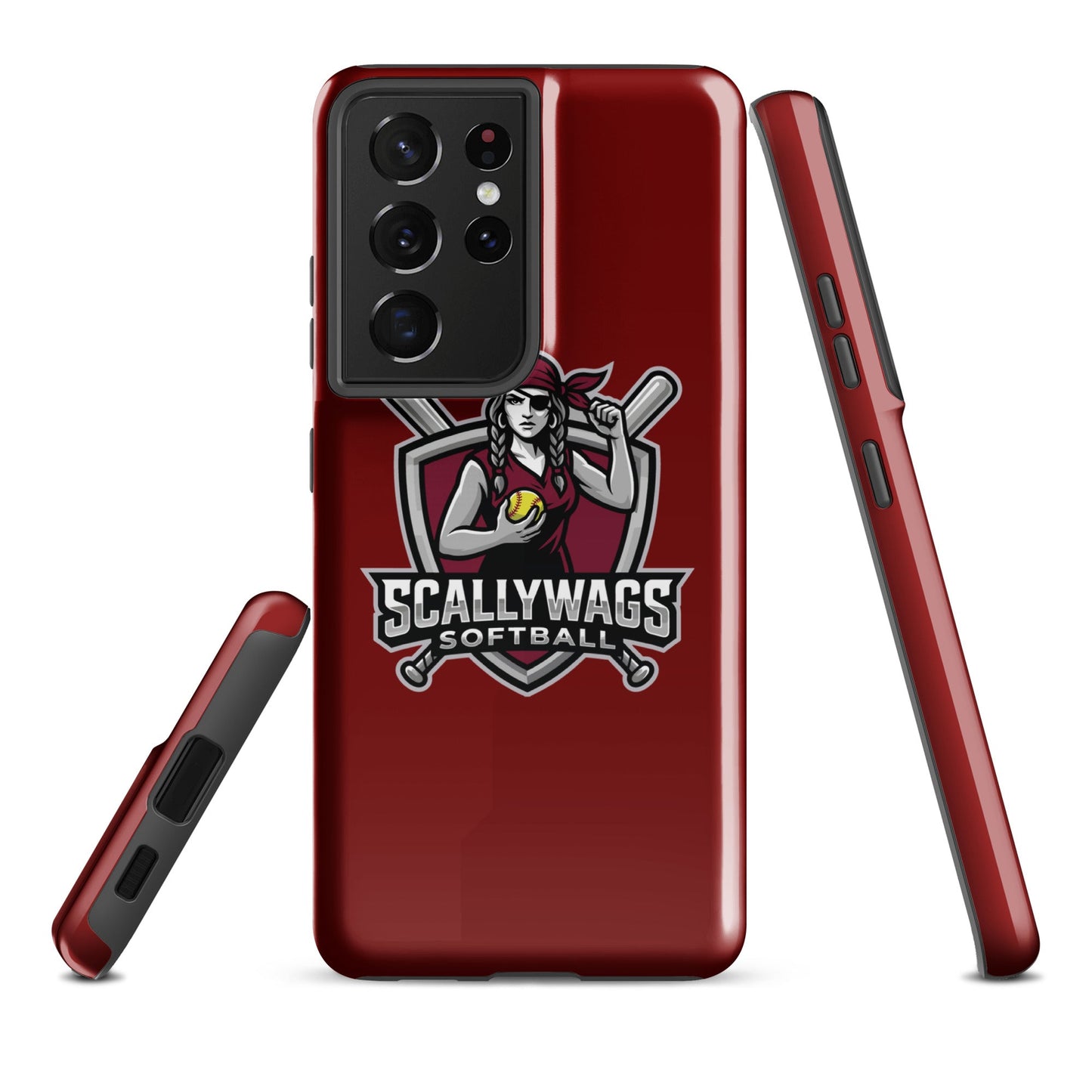 Tough Case for Samsung® | Scallywags Softball | Crest Logo