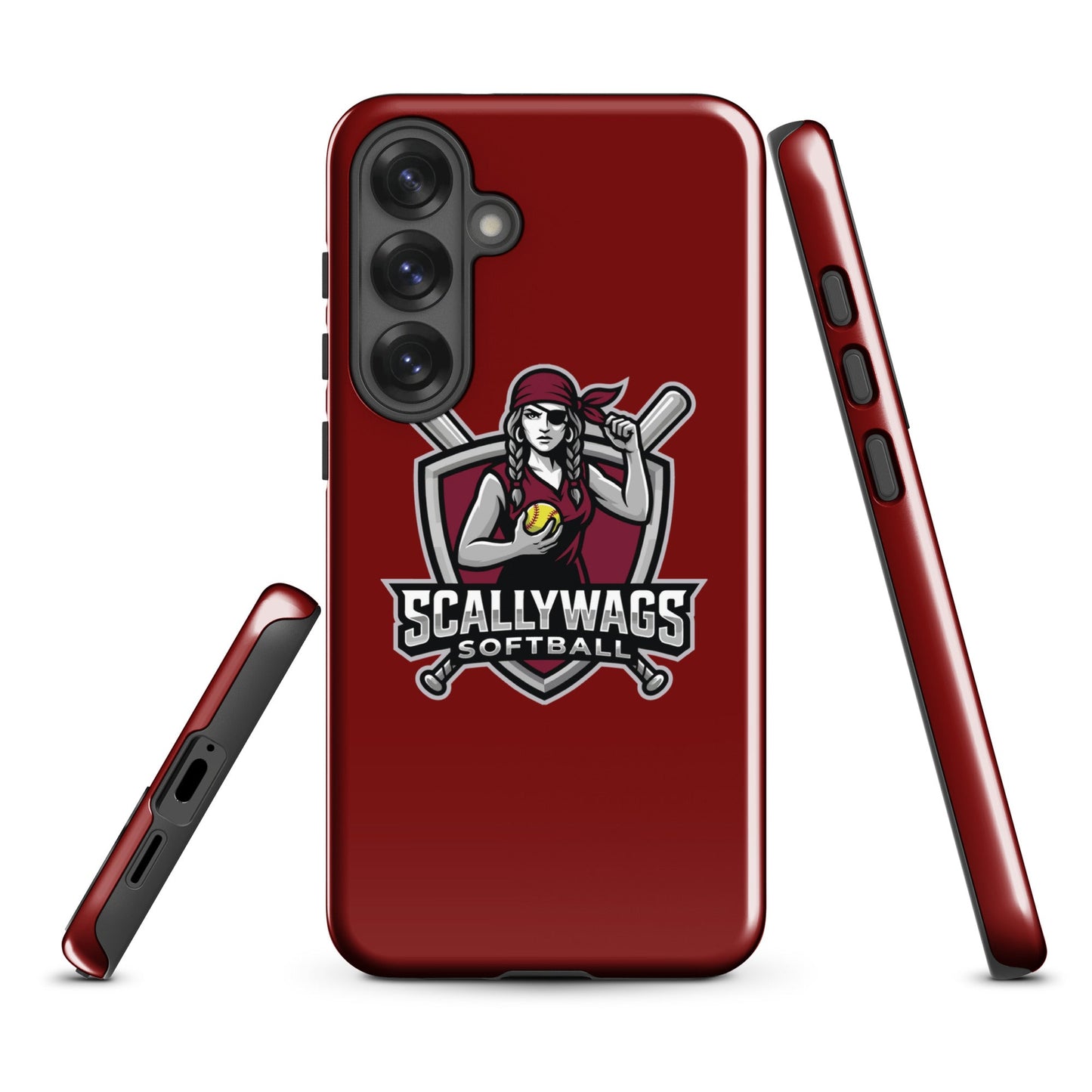 Tough Case for Samsung® | Scallywags Softball | Crest Logo