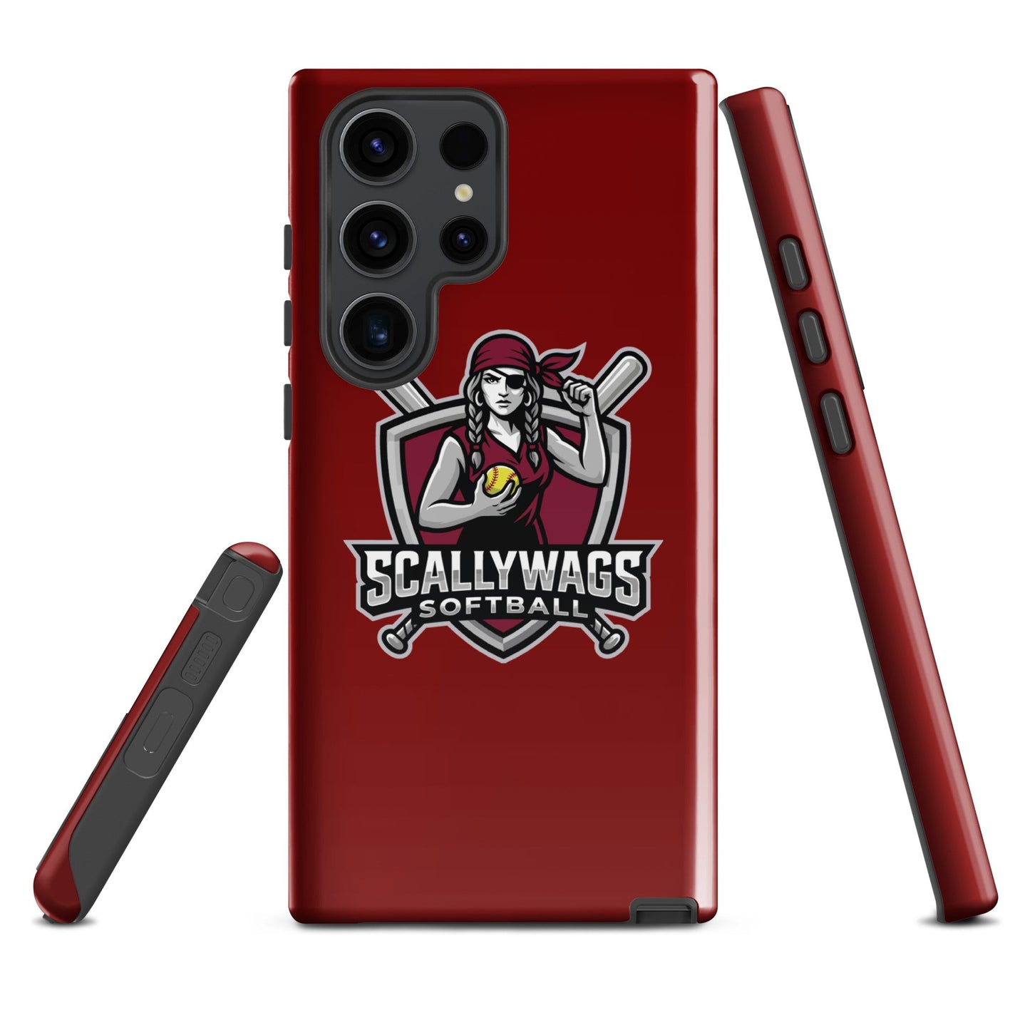 Tough Case for Samsung® | Scallywags Softball | Crest Logo