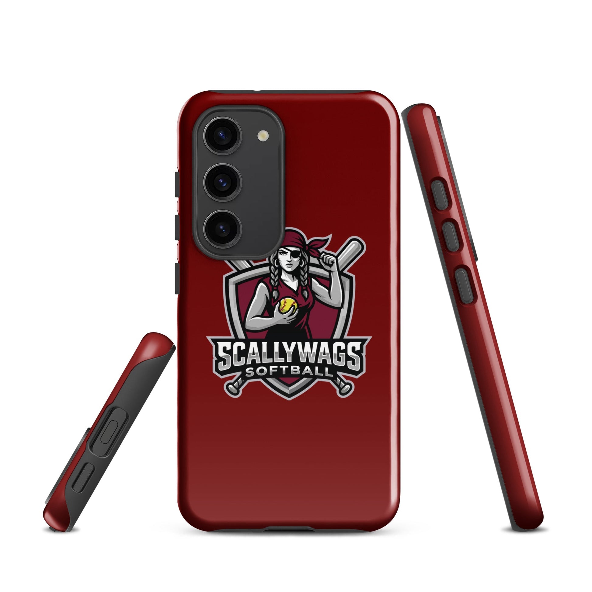 Tough Case for Samsung® | Scallywags Softball | Crest Logo