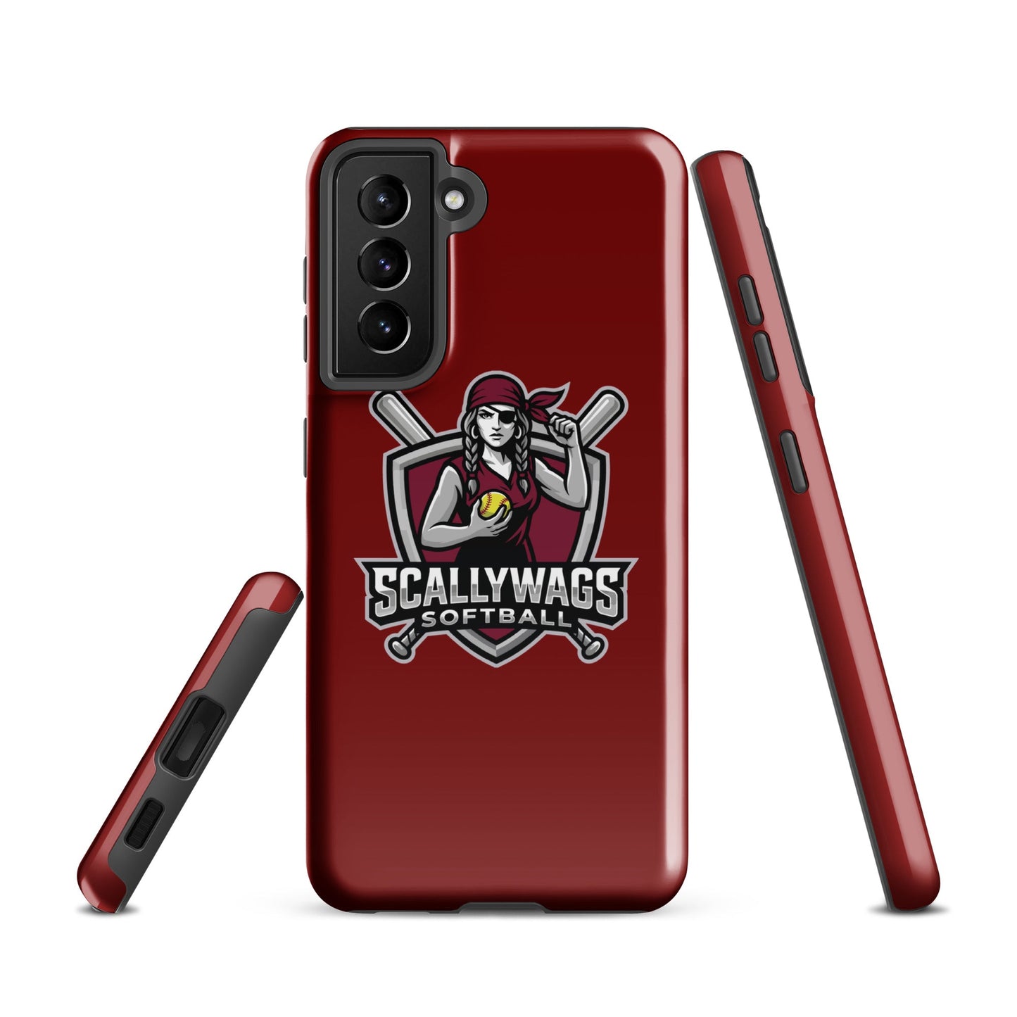 Tough Case for Samsung® | Scallywags Softball | Crest Logo