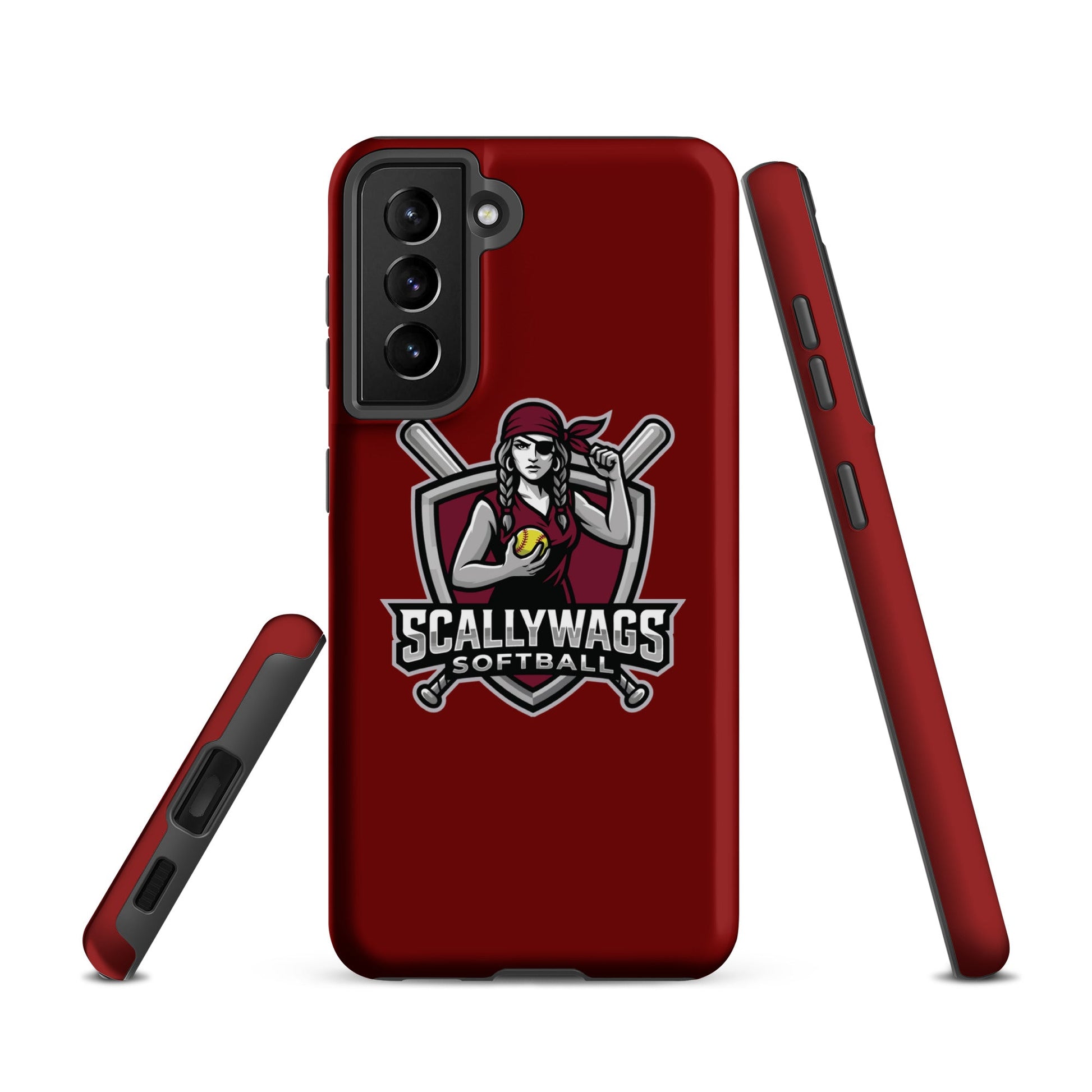 Tough Case for Samsung® | Scallywags Softball | Crest Logo