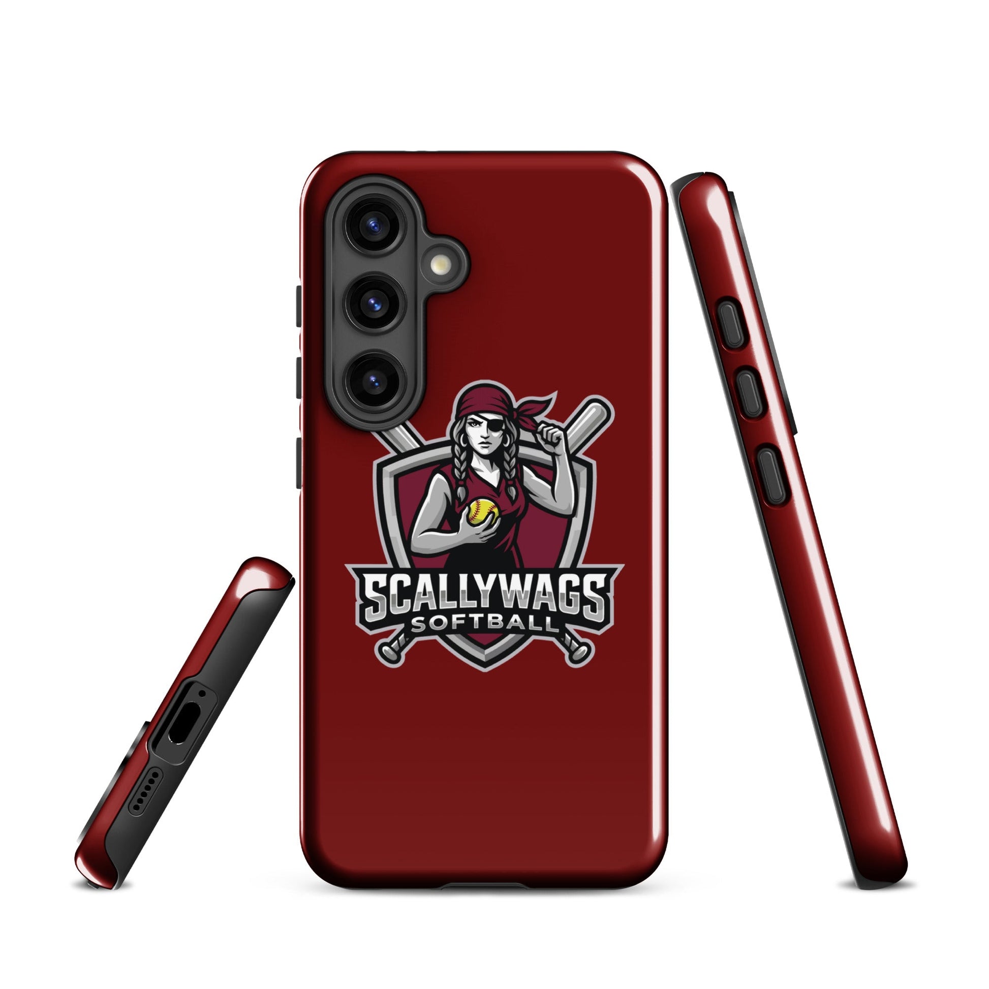 Tough Case for Samsung® | Scallywags Softball | Crest Logo