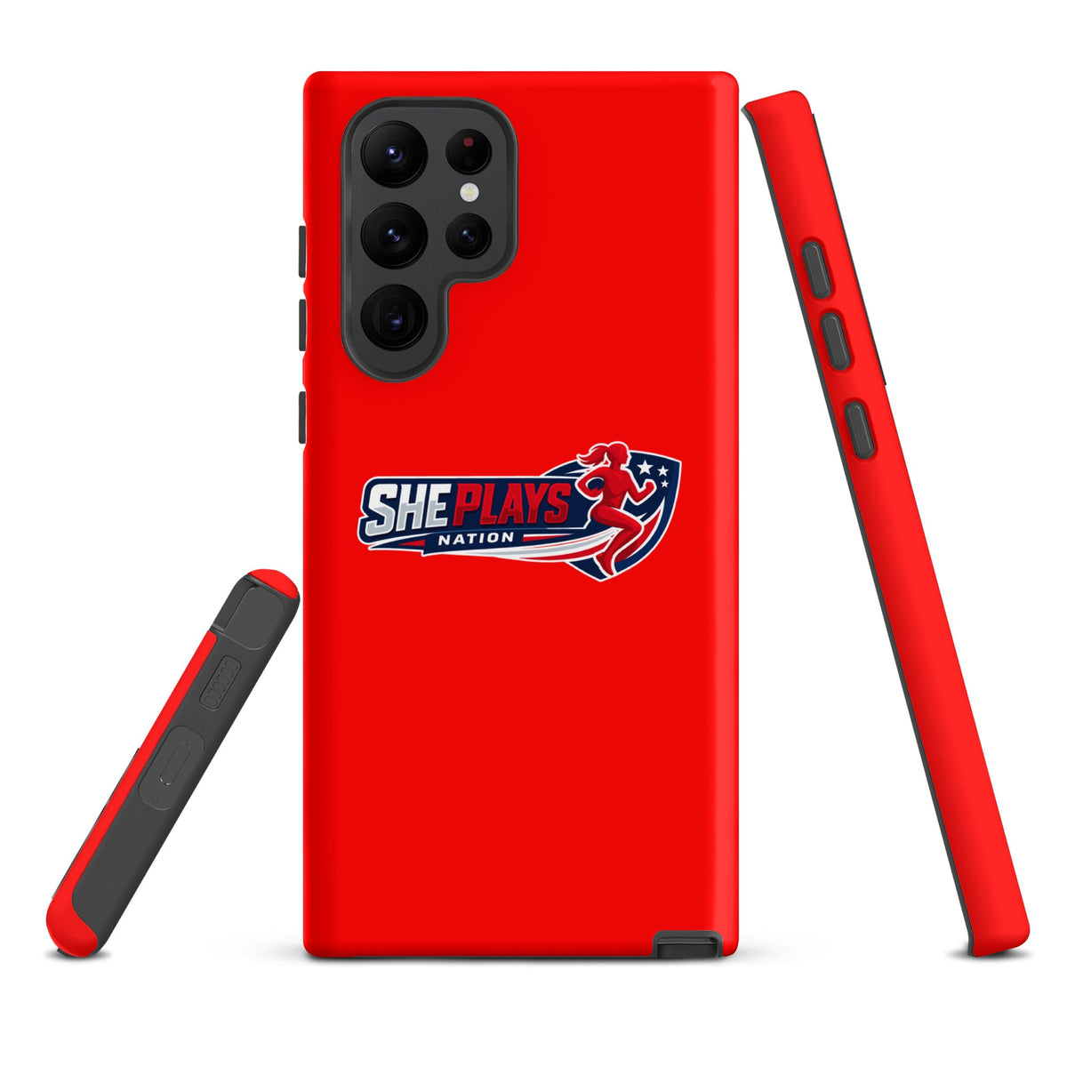 Tough Case for Samsung® | She Plays Nation | Crest Logo