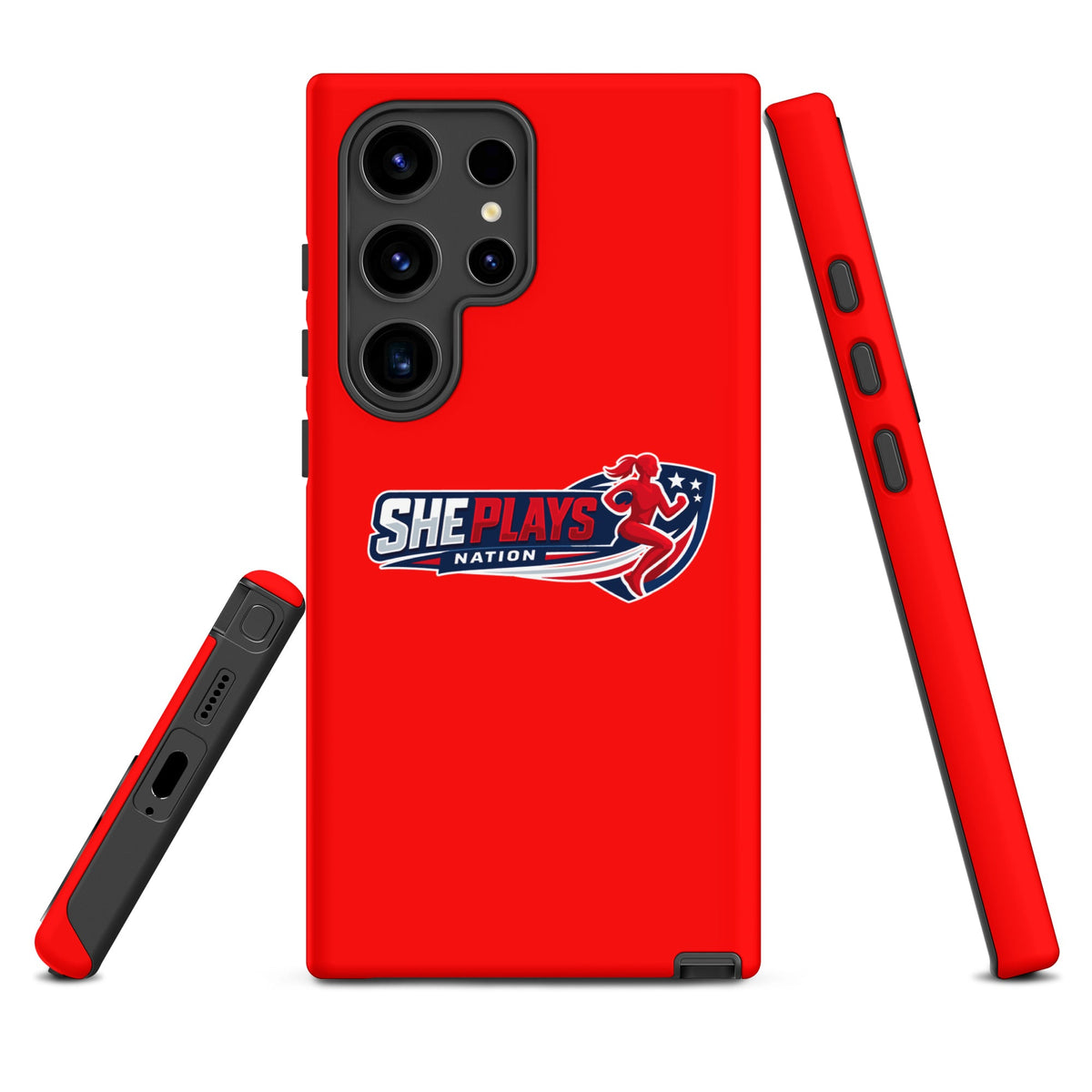 Tough Case for Samsung® | She Plays Nation | Crest Logo
