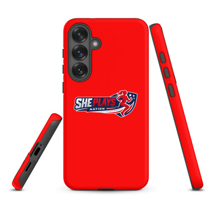 Tough Case for Samsung® | She Plays Nation | Crest Logo
