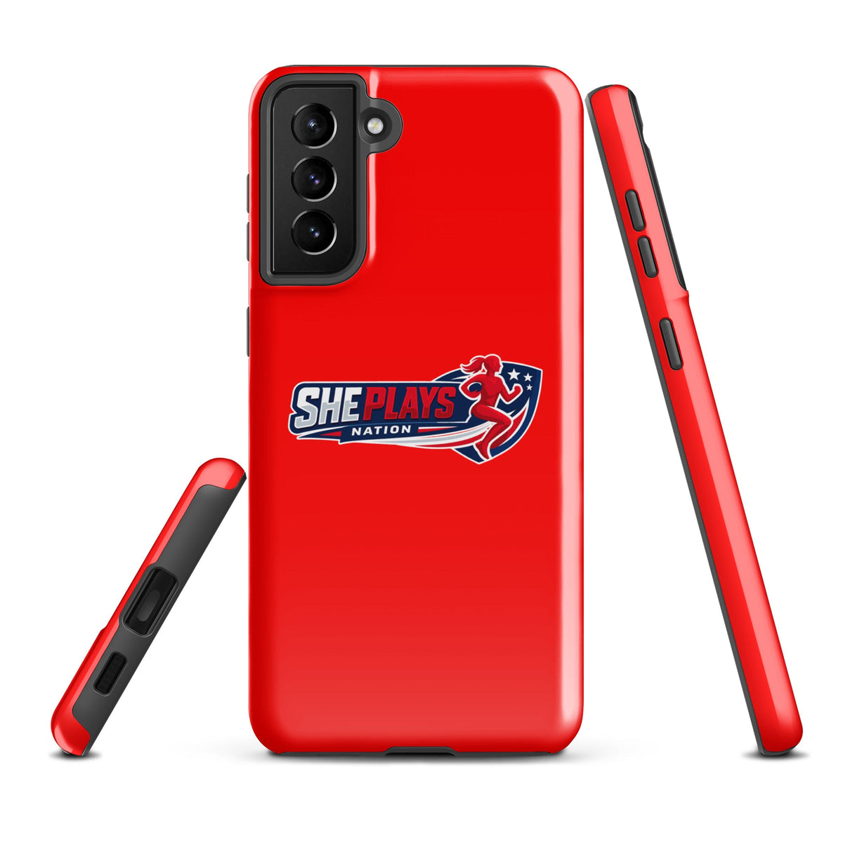 Tough Case for Samsung® | She Plays Nation | Crest Logo