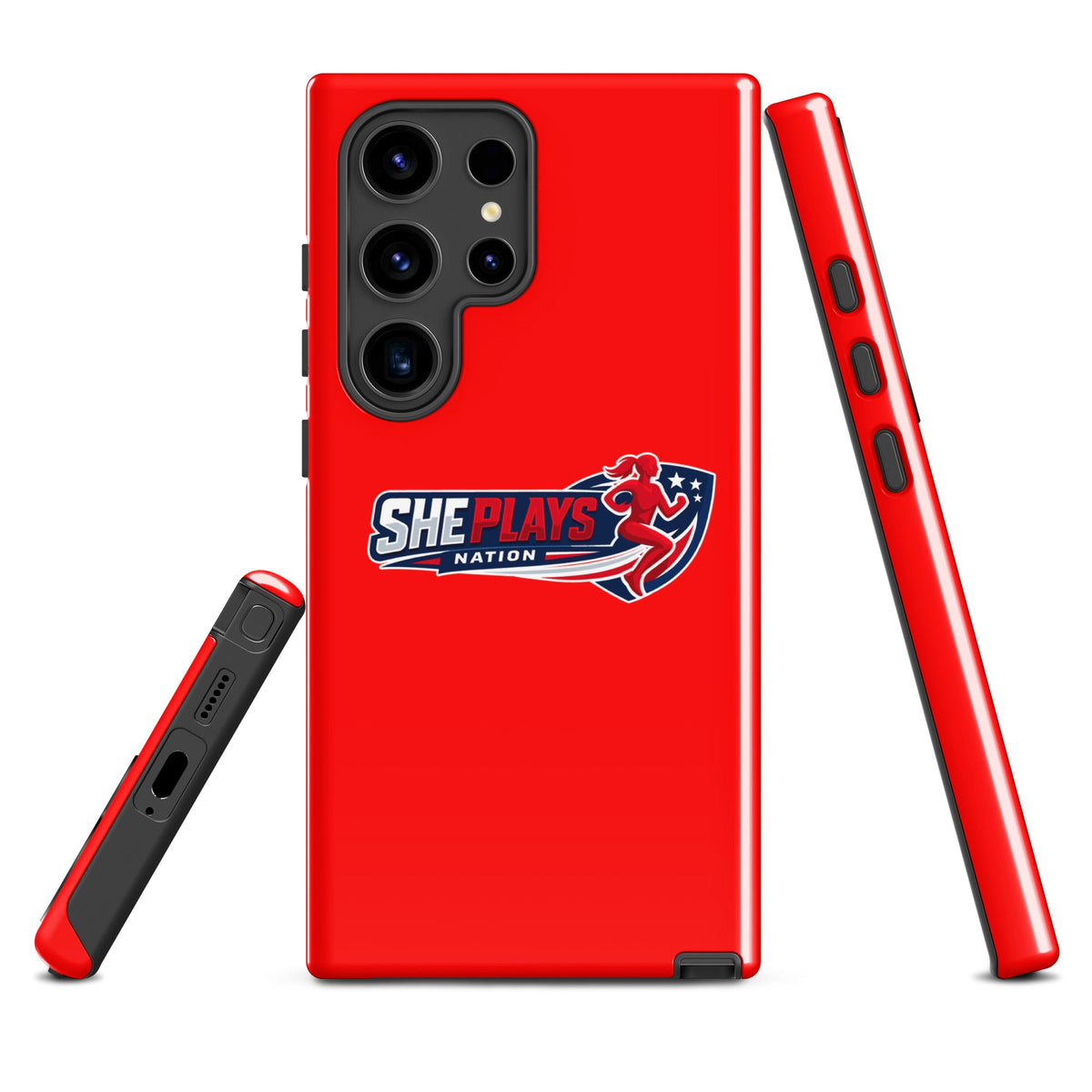 Tough Case for Samsung® | She Plays Nation | Crest Logo