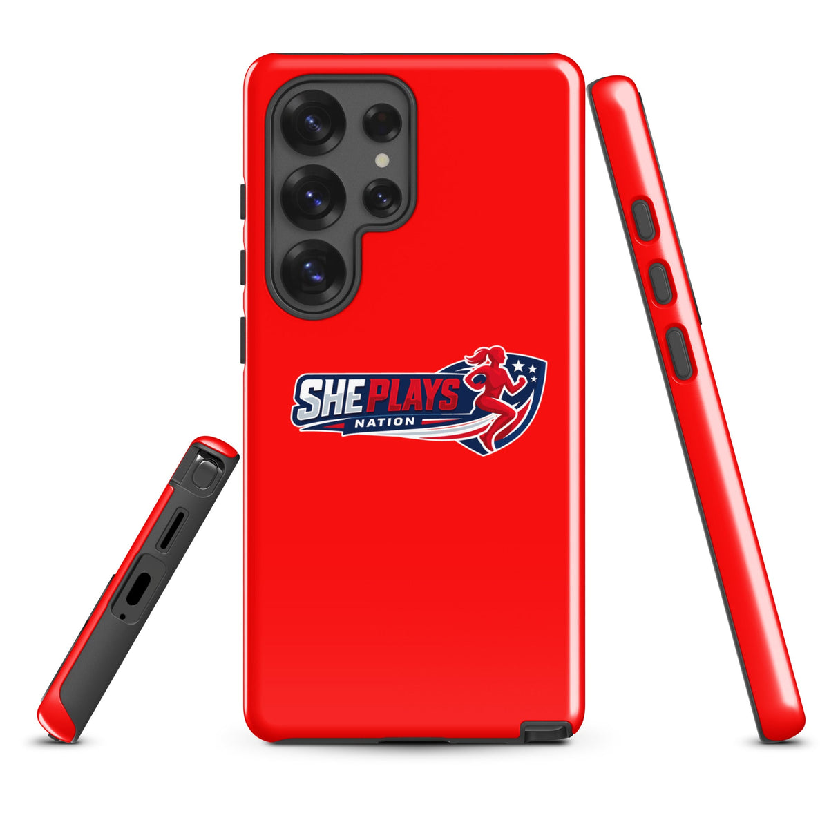 Tough Case for Samsung® | She Plays Nation | Crest Logo