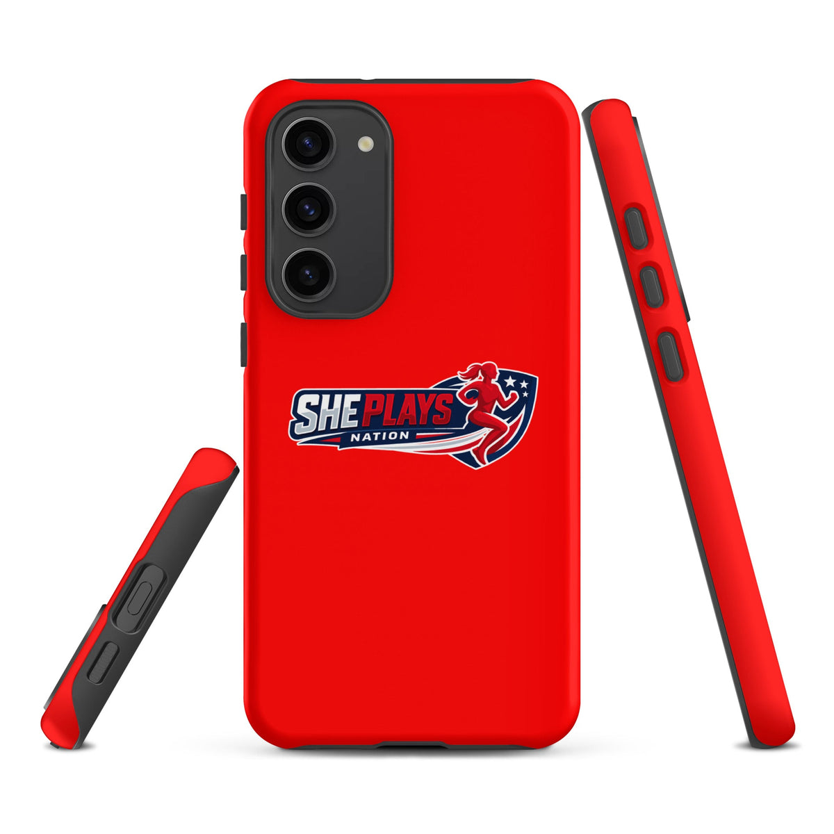 Tough Case for Samsung® | She Plays Nation | Crest Logo
