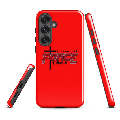 Tough Case for Samsung® | Shreveport Force Volleyball | Crest Logo