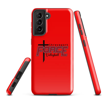 Tough Case for Samsung® | Shreveport Force Volleyball | Crest Logo