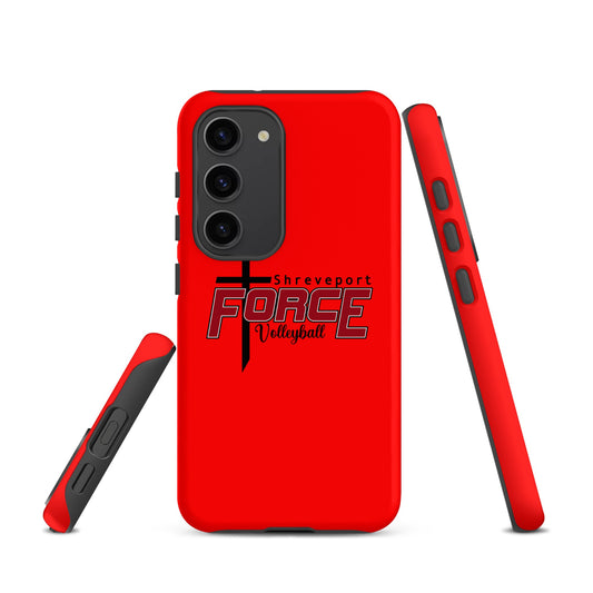 Tough Case for Samsung® | Shreveport Force Volleyball | Crest Logo