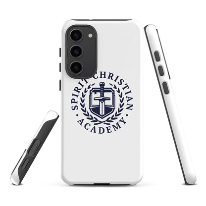Tough Case for Samsung® | Spirit Christian Academy | Navy Script Logo