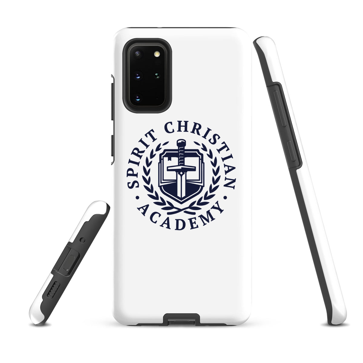 Tough Case for Samsung® | Spirit Christian Academy | Navy Script Logo