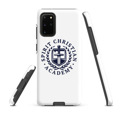 Tough Case for Samsung® | Spirit Christian Academy | Navy Script Logo