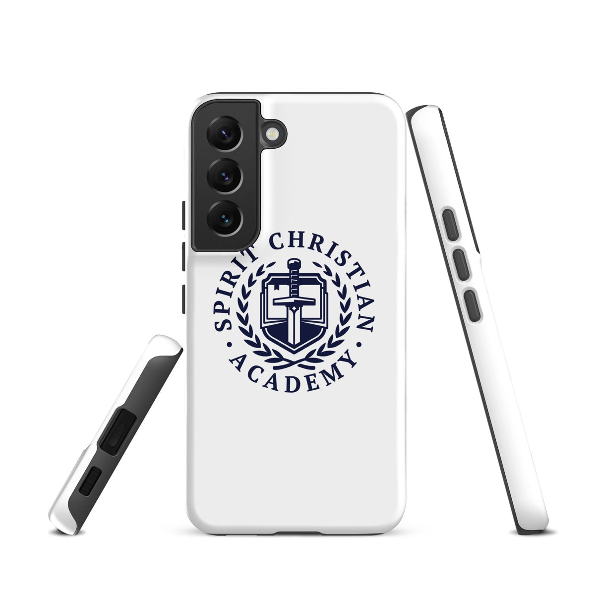 Tough Case for Samsung® | Spirit Christian Academy | Navy Script Logo