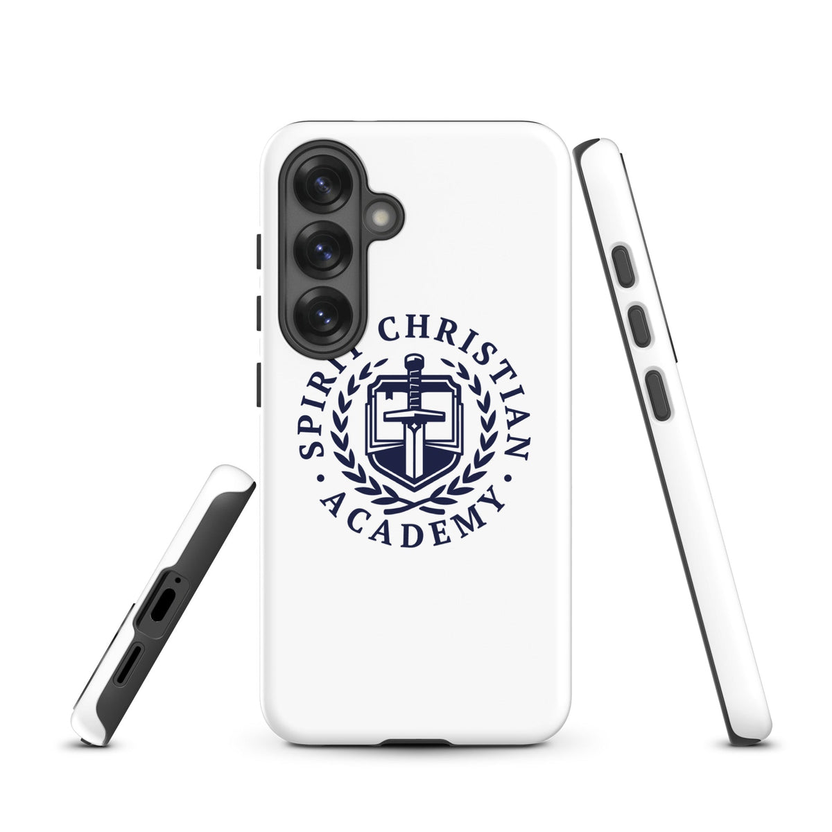 Tough Case for Samsung® | Spirit Christian Academy | Navy Script Logo