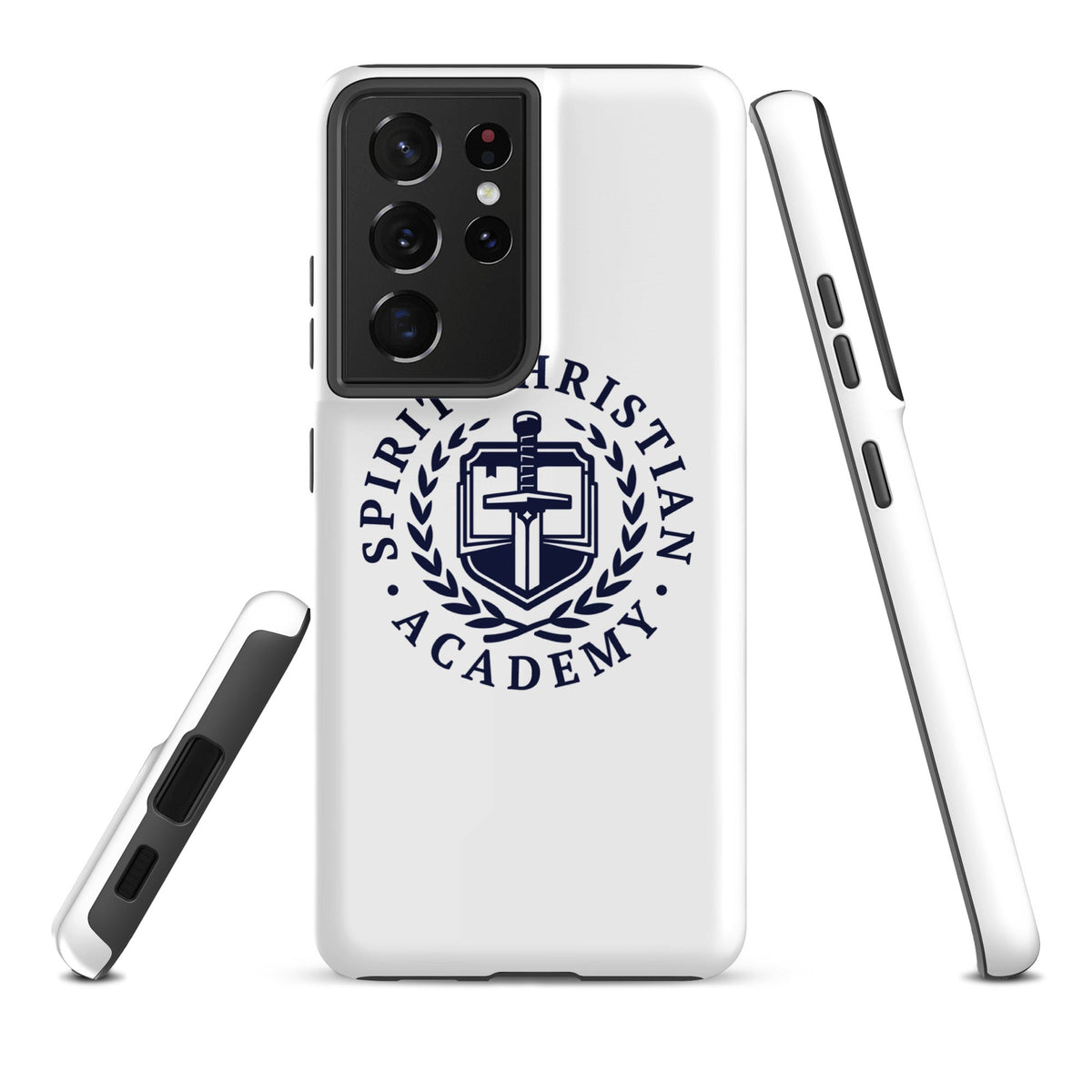 Tough Case for Samsung® | Spirit Christian Academy | Navy Script Logo