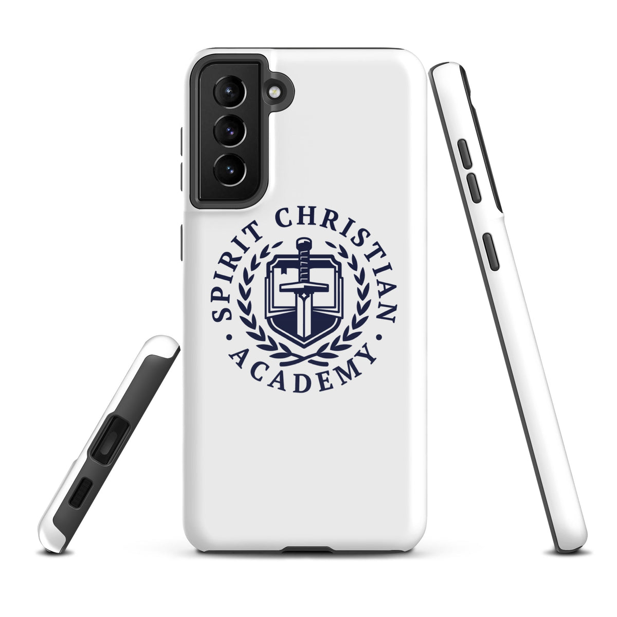 Tough Case for Samsung® | Spirit Christian Academy | Navy Script Logo
