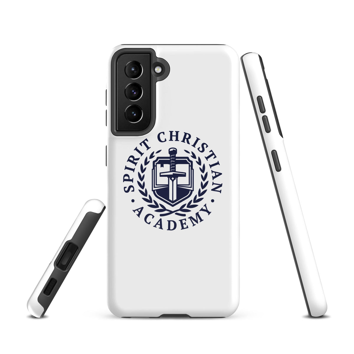 Tough Case for Samsung® | Spirit Christian Academy | Navy Script Logo