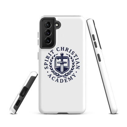 Tough Case for Samsung® | Spirit Christian Academy | Navy Script Logo