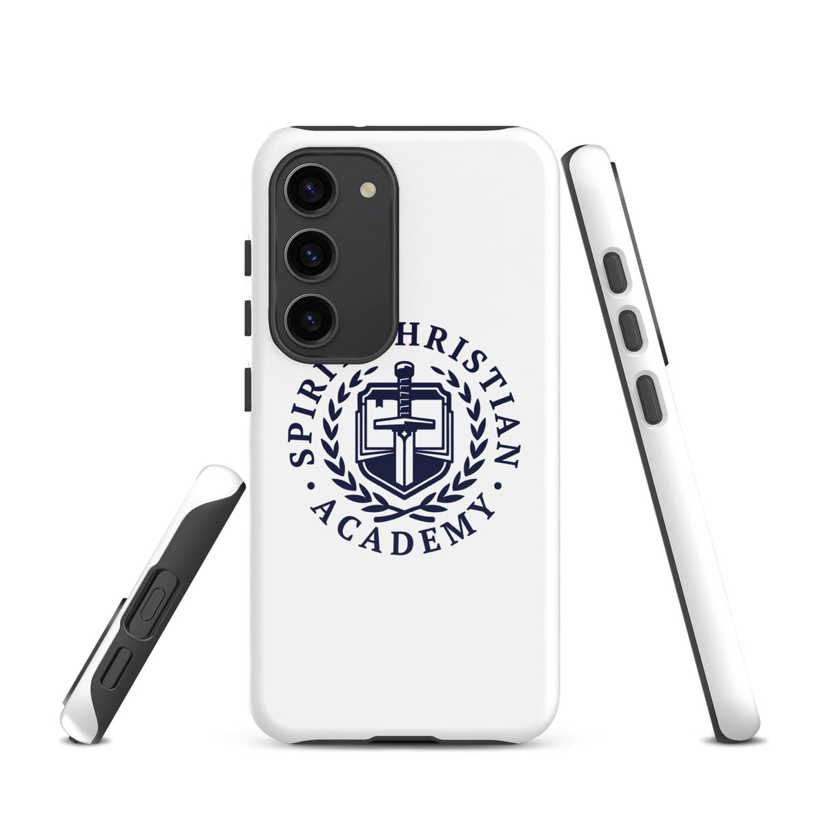 Tough Case for Samsung® | Spirit Christian Academy | Navy Script Logo