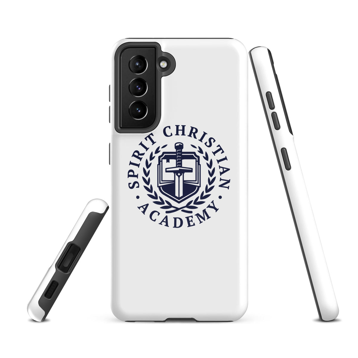 Tough Case for Samsung® | Spirit Christian Academy | Navy Script Logo