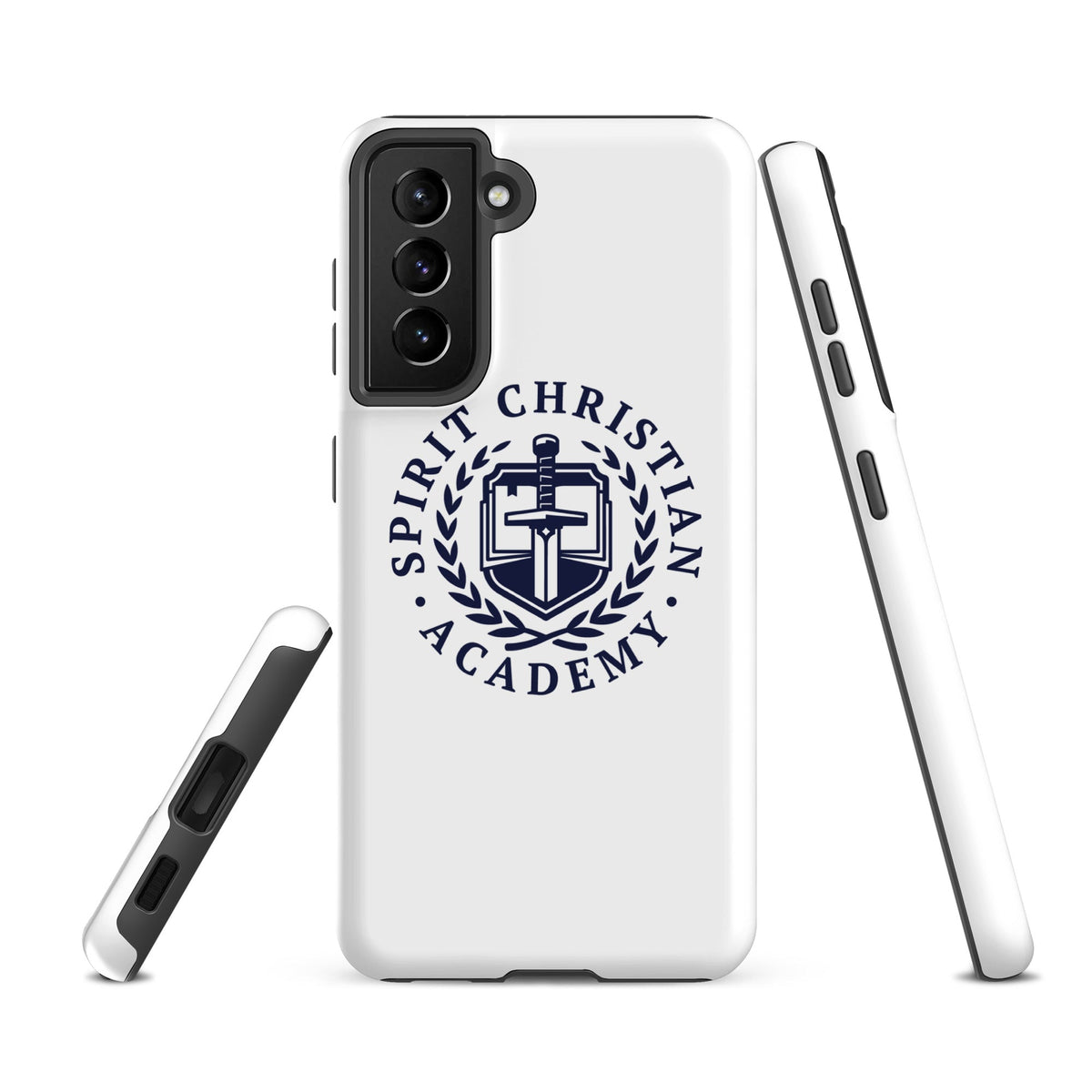 Tough Case for Samsung® | Spirit Christian Academy | Navy Script Logo