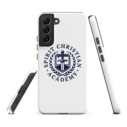 Tough Case for Samsung® | Spirit Christian Academy | Navy Script Logo
